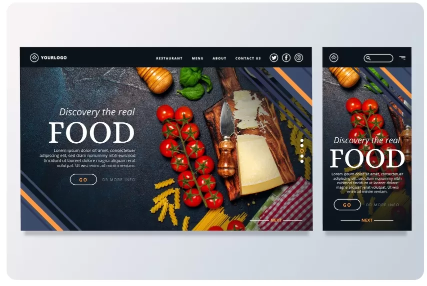 Restoran Web Sitesi Tasarımı