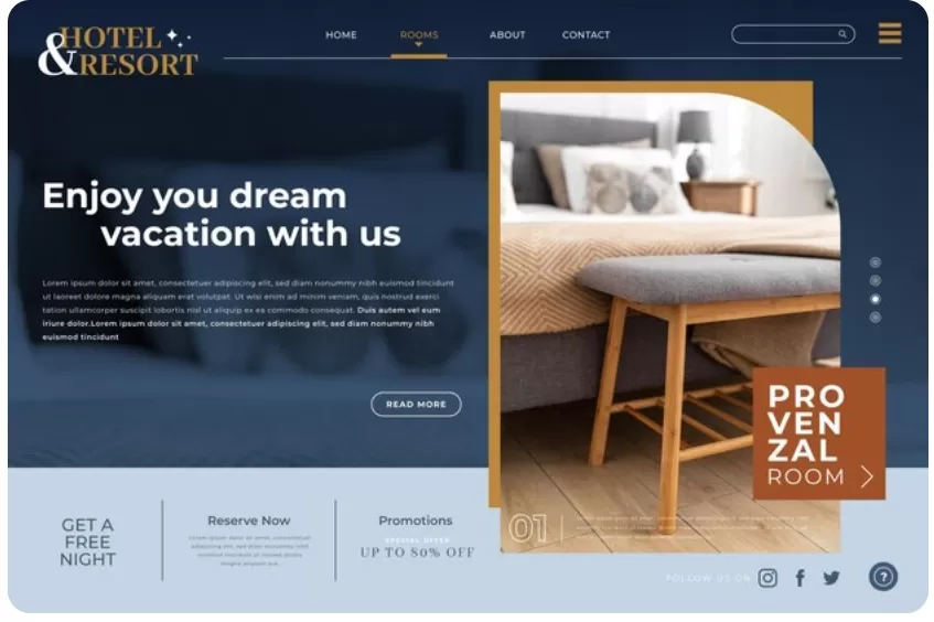 Oteller İçin Web Sitesi